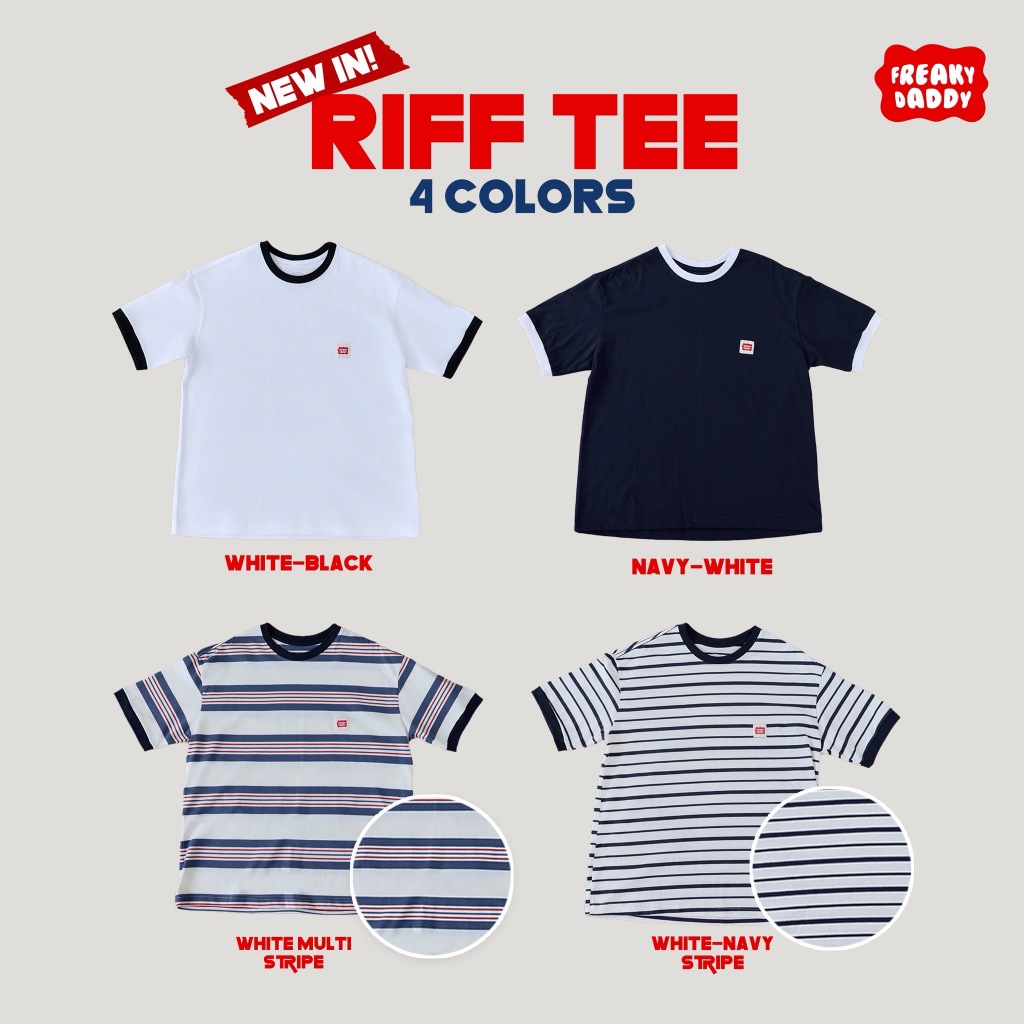Riff Tee เสื้อยืดครอป สไตล์วินเทจเข้ารูปพอดีตัว
