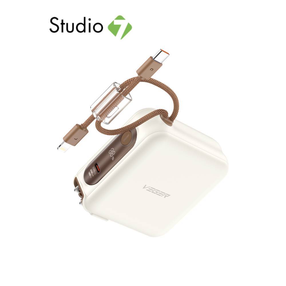 พาวเวอร์แบงค์ VEGER 15000 mAh VPC15-02PD Pro W1514 by Studio 7