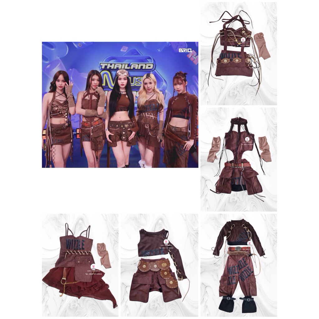 Wizzle ชุดการแสดง ชุดเต้น ชุดโคฟเวอร์ ชุดแดนซ์ ชุดเกาหลี ชุดเคป๊อป รับตัดชุด ออกแบบชุด k-pop