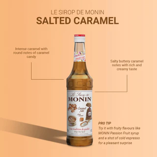 MONIN Salted Caramel Syrup 700 ML. | โมนิน ซอลส์ คาราเมล ไซรัป 700 มล.