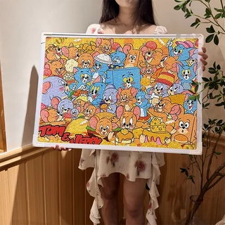 จิ๊กซอว์ 1000 ชิ้น jigsaw Puzzles งานแฮนด์เมดเพื่อการศึกษา เหมาะสำหรับผู้ใหญ่เพื่อฝึกสมาธิ