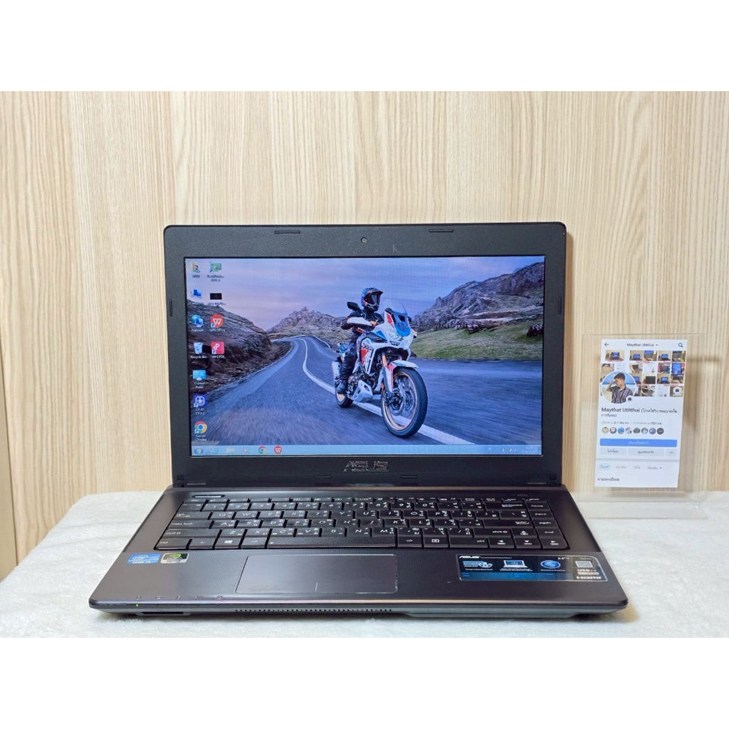 Notebook ASUS​  X45VD 💥เครื่องสภาพดีมาก💥 💻CPU :Intel core​ i3-3120M​ 2C​ 4T โน๊ตบุ๊คมือสอง