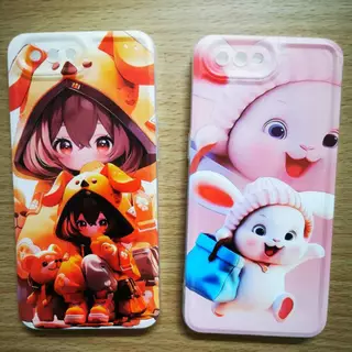 sale เคส สำหรับ oppo A3S / Realme C1 2รุ่นใช้กันได้ เคสโทรศัพท์มือถือ ลายการ์ตูน น่ารัก
