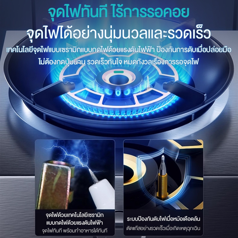 CAMEL เตาแก๊ส 2 หัว มี ขาตั้ง เปลวไฟน้ำเงินแรง นำความร้อนได้เร็ว ทนความร้อนได้สูง รับน้ำหนักได้ดี ไม่เป็นสนิม - รูปที่ 3