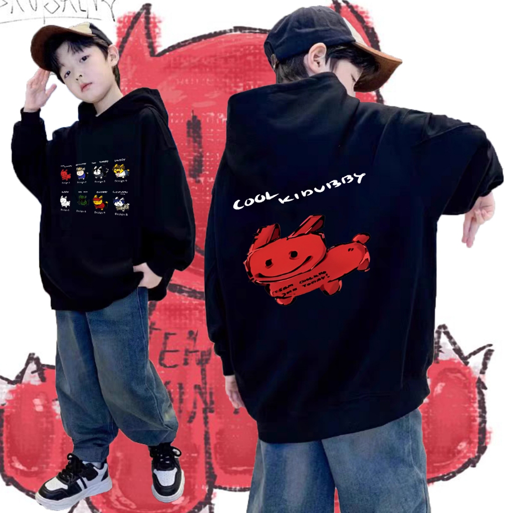 Roblox Hoodie c00lkid-Shedletsky Blame John-Gubby-Forsaken สองครั้ง - 1x1x1-007n7 Roblox Hoodie เด็ก