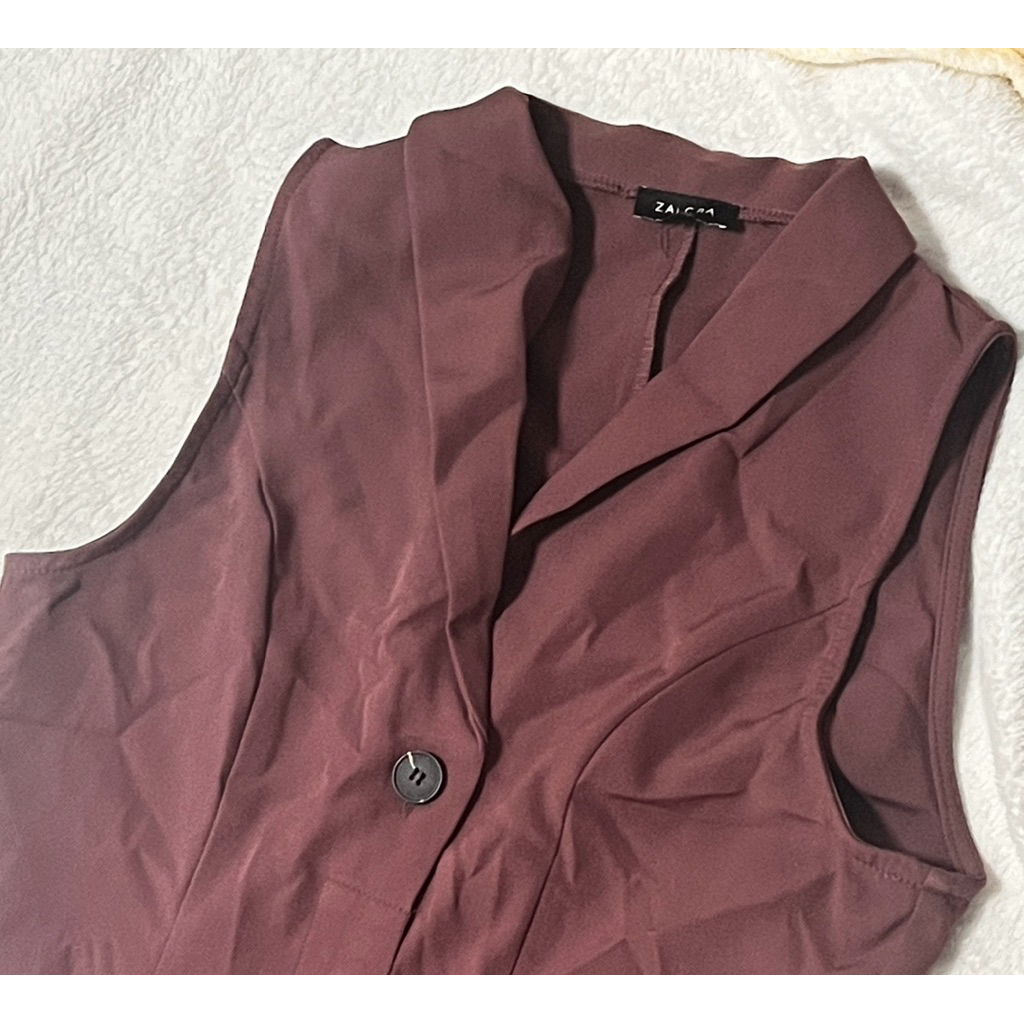 ส่งต่อเดรสสีม่วง ป้าย zalora  ไซค์ m