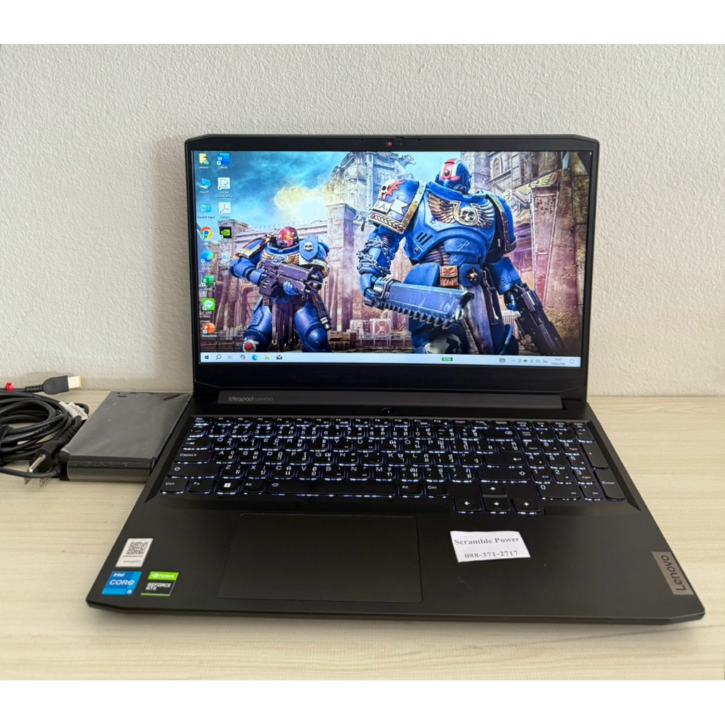 ขาย โน๊ตบุ๊ค Lenovo IdeaPad Gaming 3 15IHU6-82K1010UTA/ i5gen11 /Ram8GB/ SSD512GB/ GTX 1650