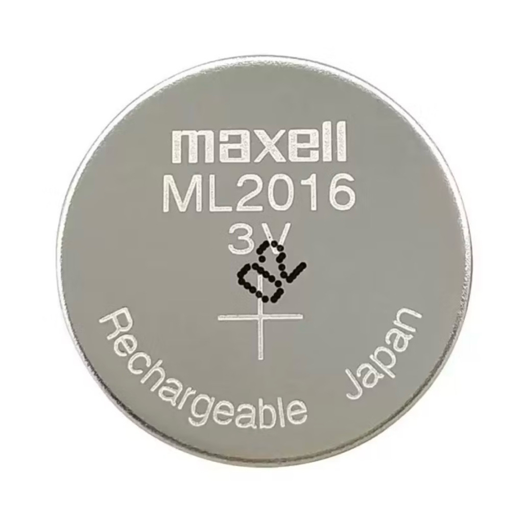 ถ่านนาฬิกาMaxell ML2016 3V Made in Japan 1ก้อน(สำหรับนาฬิกาโซล่าเซลล์)
