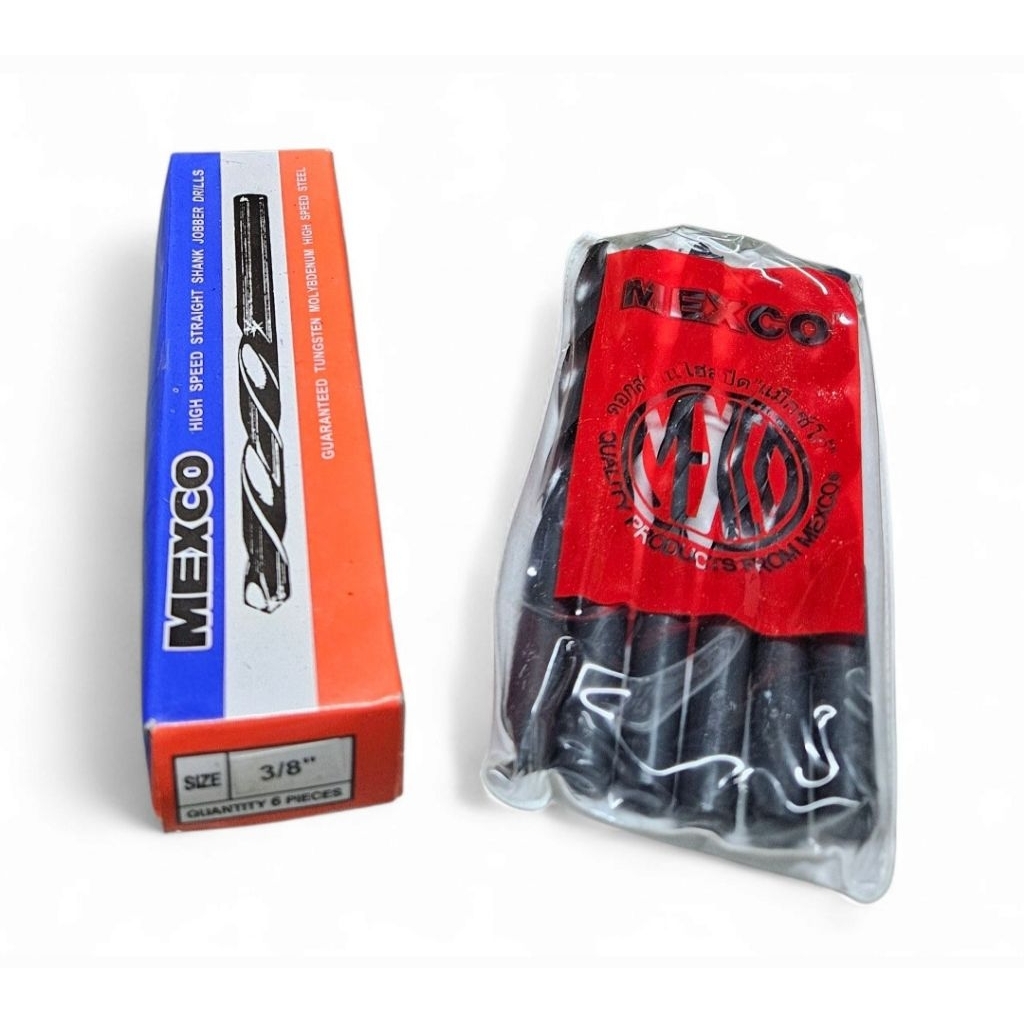 MEXCO ดอกสว่านเจาะเหล็ก 3/8" HSS สีดำ *ราคาต่อ1กล่อง* ดอกสว่าน3หุน