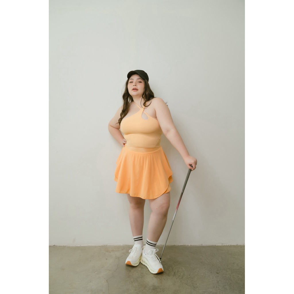 Mofitt.muse | กระโปรงตีกอล์ฟออกกำลังกาย S-2XL ผ้าพริ้วระบายอากาศอย่างดีมีช่องใส่มือถือ ชุดวิ่ง - รูปที่ 7