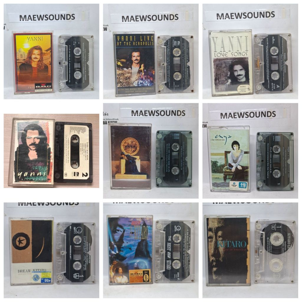 💿แท้/CD/เทป/มือ2🎤YANNI NIKI NANA ยานนี CHARLOTTECHURCH ENYA เอนย่า❤️KITARO💙แนวดนตรีนิวเอจ