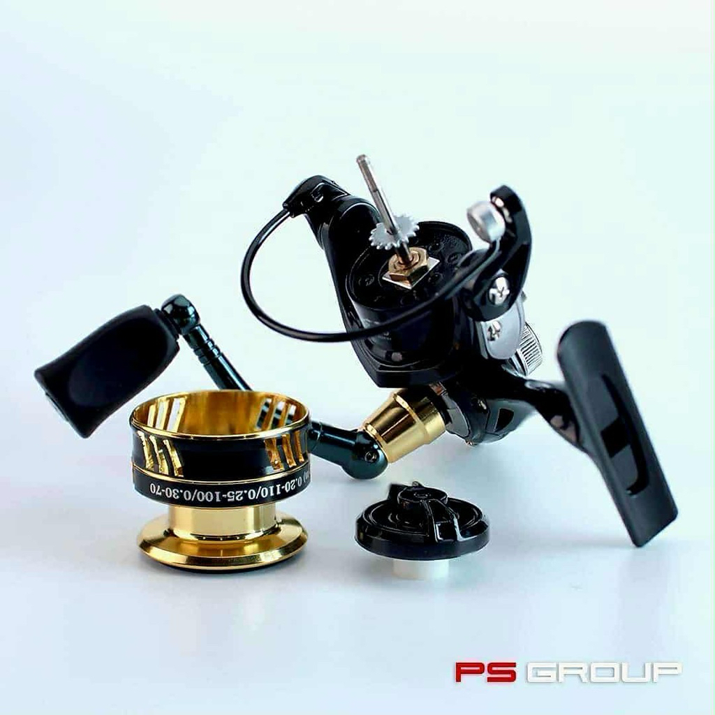 Komi R5 รอกจิ๋ว สปิ๋ว ตกกุ้ง แขนหมุนเกลียว - รูปที่ 3