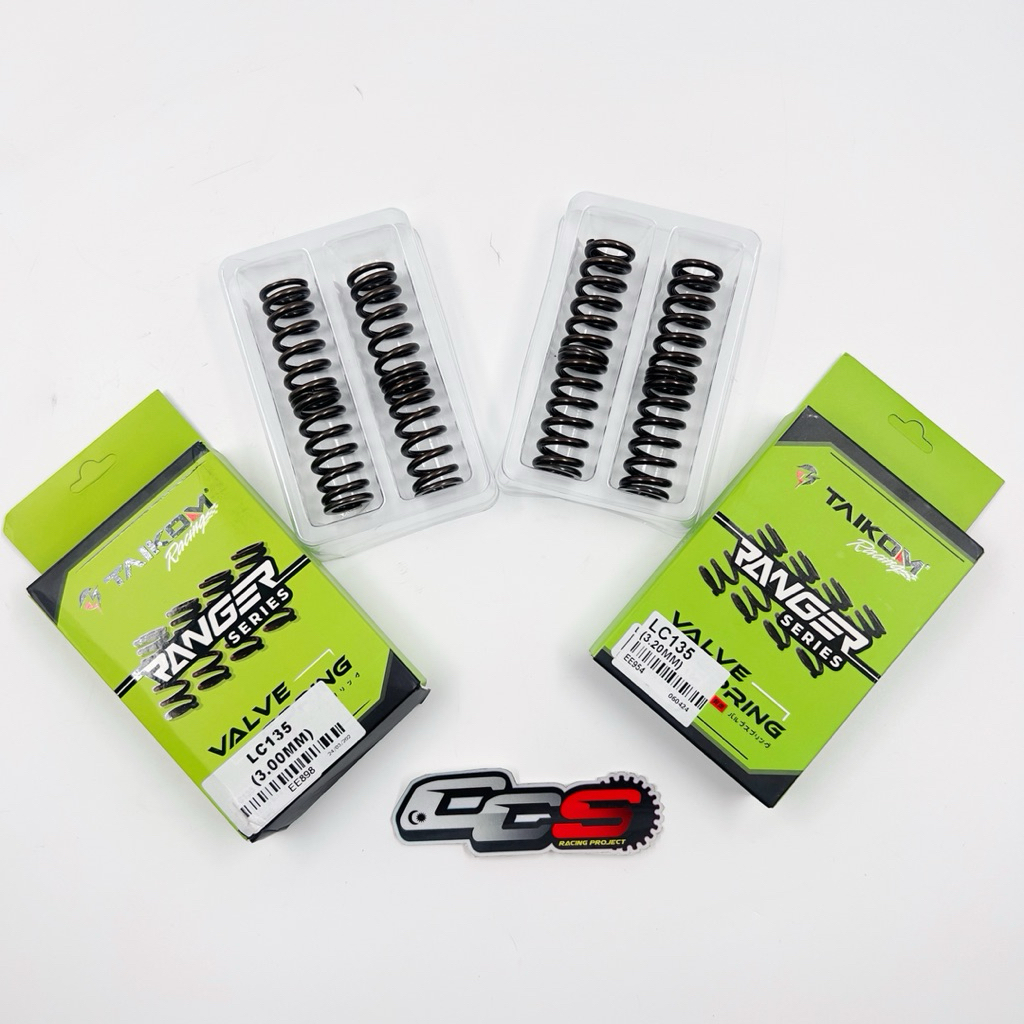 สปริงวาล์วแต่ง ขนาด 2.9mm  3.0 mm-3.2mm สำหรับ Spark135 / wave125 4วาล์ว / exciter150 ฝาsuper head