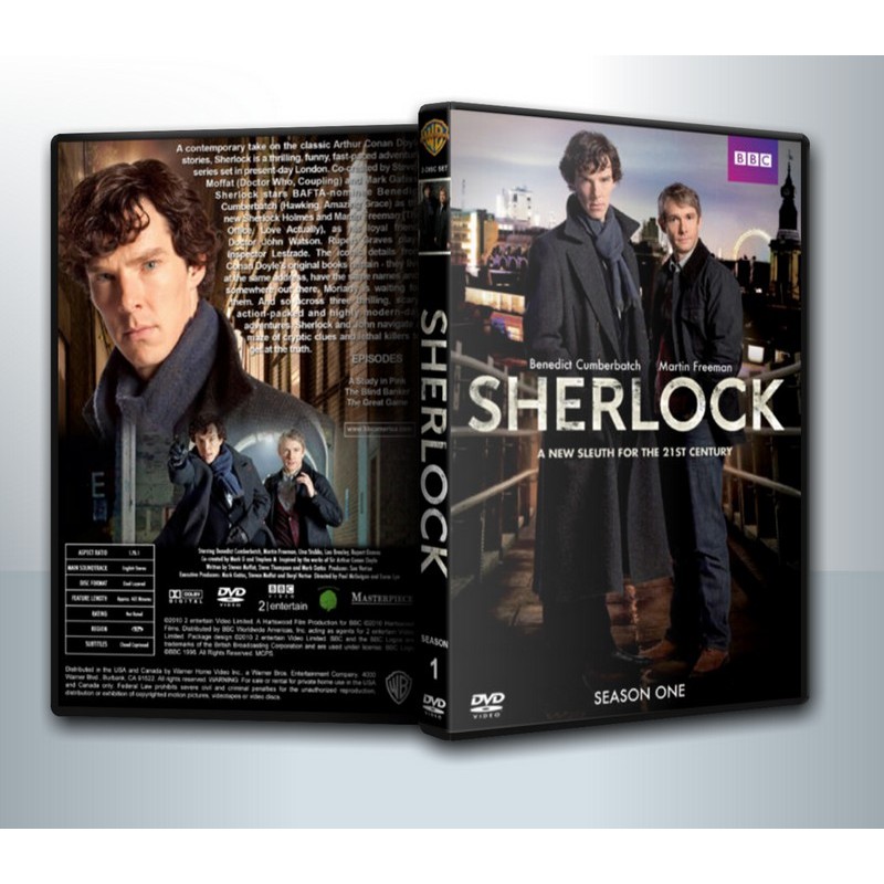 [ DVD Series มีปก+สกรีนแผ่น ] Sherlock : Season 1 - 4 [Soundtrack บรรยายไทย (แปล)]