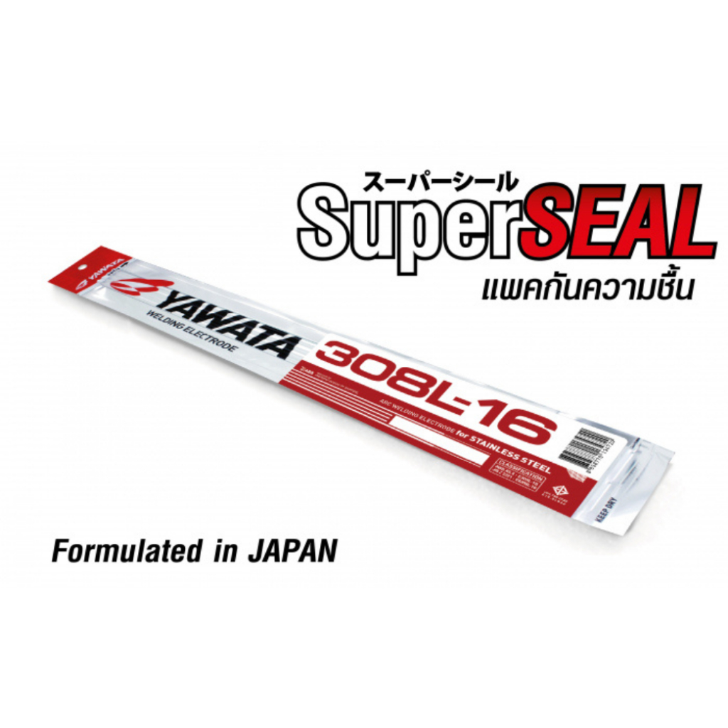 ลวดเชื่อม Yawata 308L-16 เชื่อมสแตนเลส รอยเชื่อมเรียบ ใช้งานง่าย ของแท้ YAWATA พร้อมส่ง 5kg.