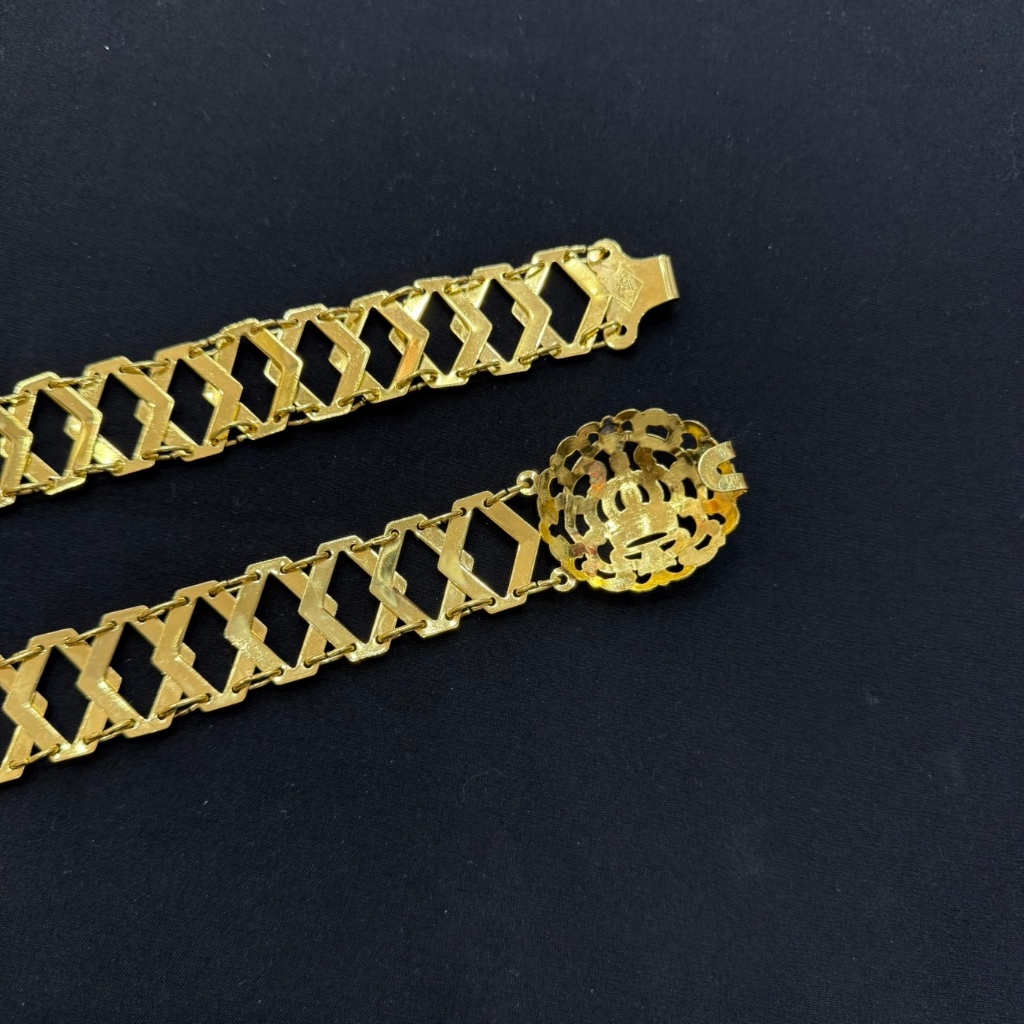 Accessories  เข็มขัดชุดไทย เข็มขัดแฟชั่น สีทอง เงิน รมดํา นาค เครื่องประดับชุดไทย - รูปที่ 3