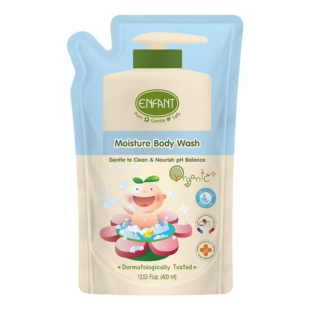 ครีมอาบน้ำอองฟองต์ ORGANIC MOISTURE BODY WASH(ชนิดถุง) 400ml.