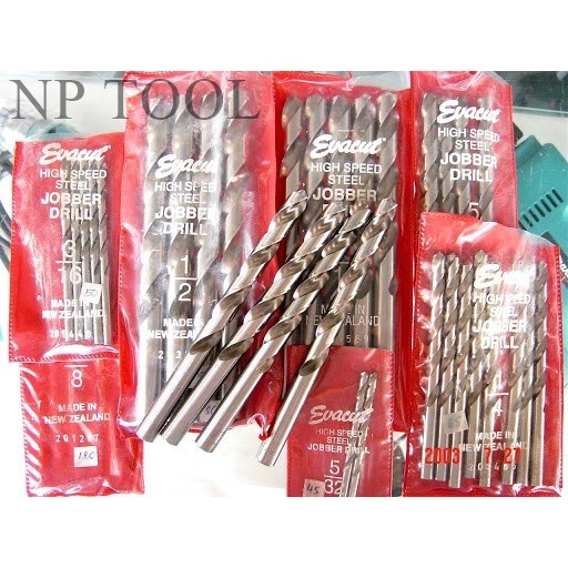 (ขนาดใหญ่) ดอกสว่านเจาะสแตนเลส เจาะเหล็ก เจาะไม้ TIGA (Japan) 13/32"-1/2" (1ดอก)