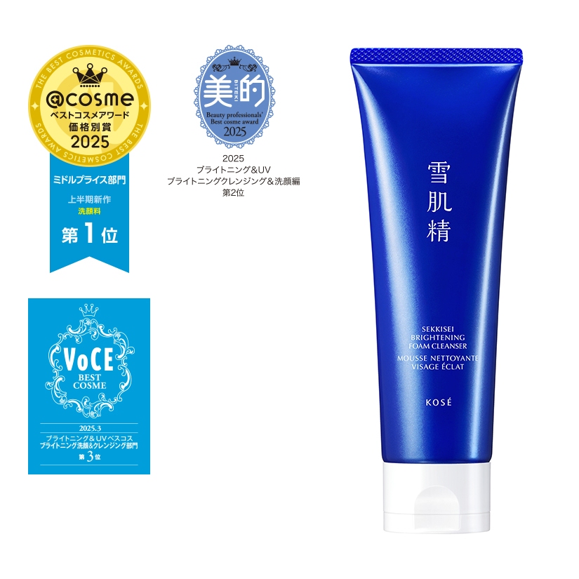 KOSE SEKKISEI BRIGHTENING FOAM CLEANSER 130g [Direct From Japan]