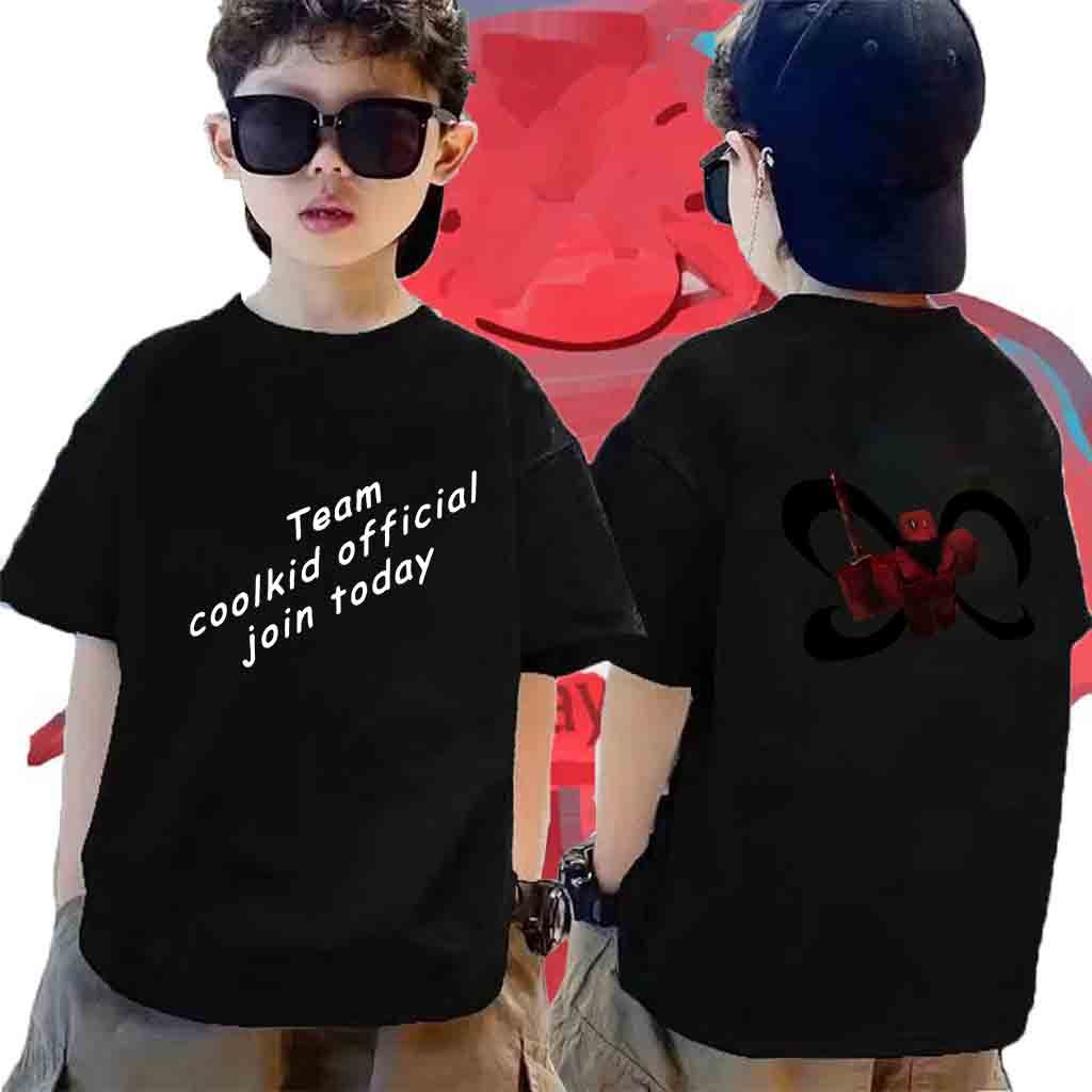 ทีม C00lkidd เข้าร่วมวันนี้ Roblox สับ Forsaken เด็กเสื้อยืด 100-150 ซม