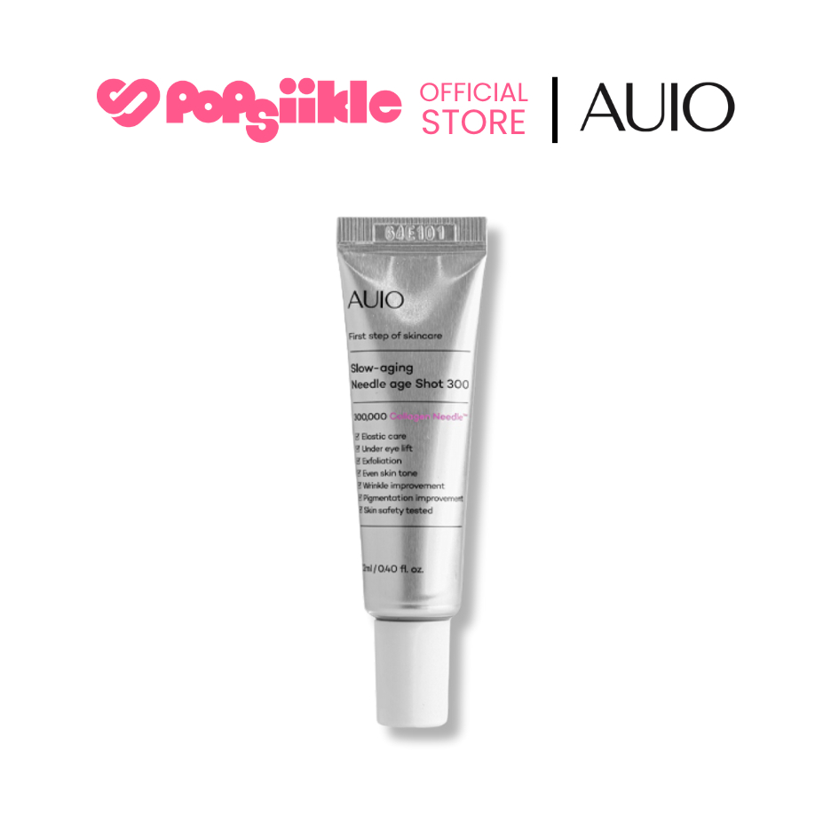 AUIO Slow Aging Needle Age Shot 300 12ml วีโอ คอลลาเจน รีเดิลช็อต ยืดหยุ่น ต่อต้านริ้วรอย