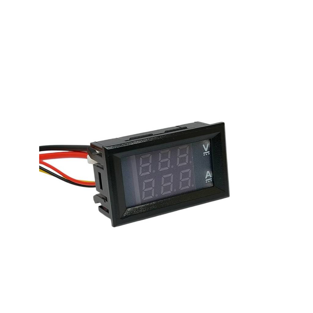 ดิจิตอล โวลต์แอมป์ มิเตอร์ เครื่องวัดโวลต์แอมป์มิเตอร์ DC 0-100V 10A ราคา ถูกที่สุด ดีลบีเคเค แกลเลอรีภาพที่ 9