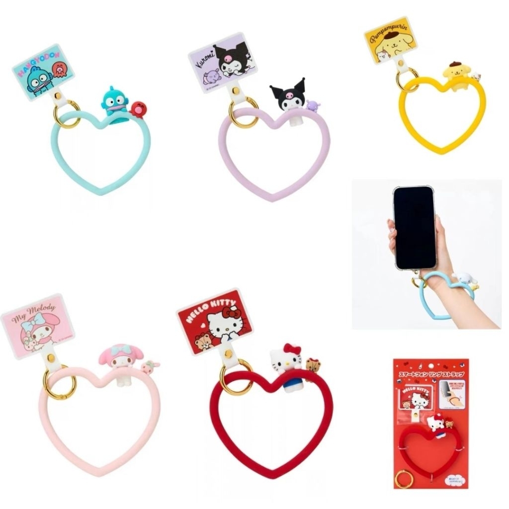 พร้อมส่งจากไทย!!! สายคล้องโทรศัพท์ Sanrio รุ่นใหม่ งานน่ารักงานสวยมีหลายลาย