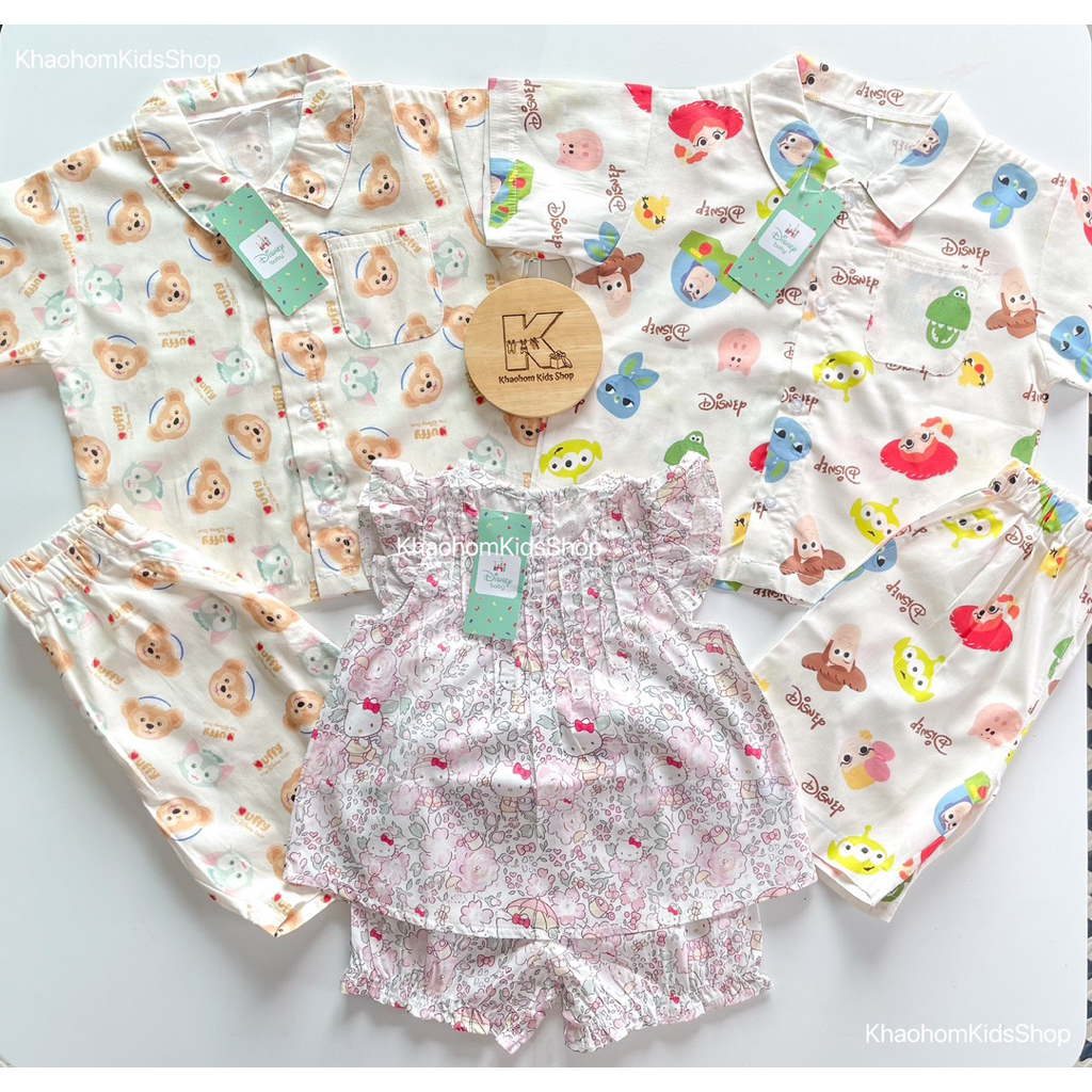(70-110) Disney รอมเปอร์/ชุดเซ็ตเด็ก เสื้อผ้าเด็ก