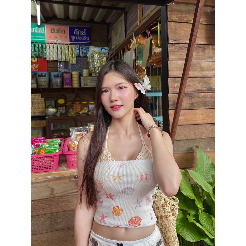 เกาะอกผ้าพิมพ์ลายรุ่นใหม่ล่าสุด 🥥🌴