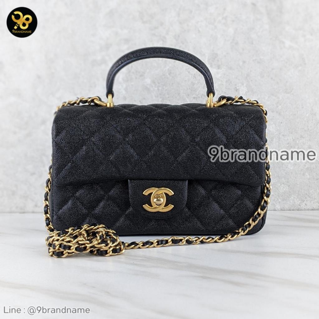 Chanel	Classic mini 8” with top handle in black caviar GHW Caviar	มือสอง ก่อนสั่งซื้อทักแชทก่อนนะคะ