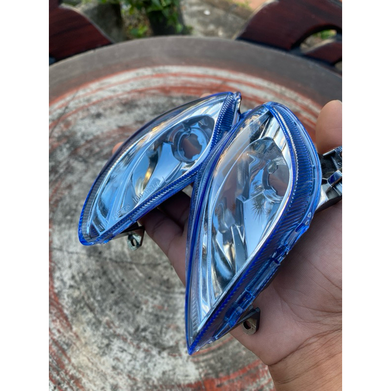 ชุดไฟเลี้ยวWave125S/หัวเถิกแท้เบิกศูนย์Honda(คู)(สีฟ้าไฮบลิค)🔵✨💯