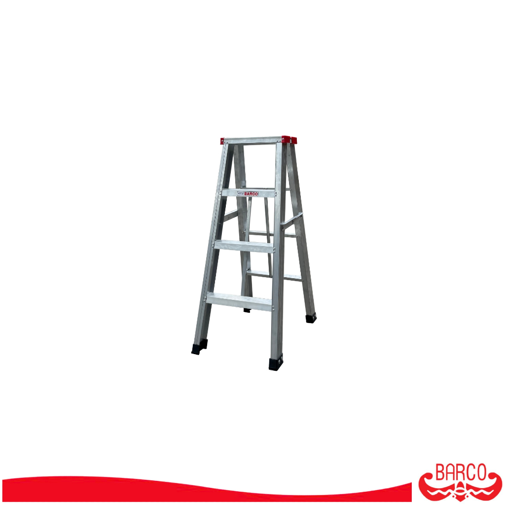 BARCO LITE บันไดอลูมิเนียม ขึ้น 2 ทาง 4 ขั้น 1.00 เมตร