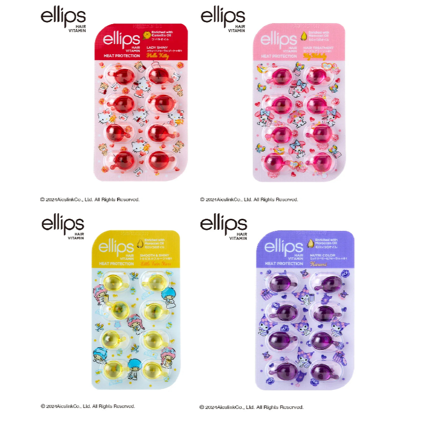 [Direct from Japan] Sanrio ellips Hair oil Sheet Type ( Lady Shiny ) Japan NEW