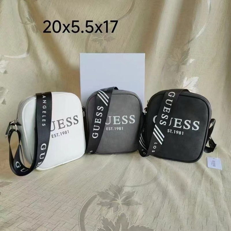 กระเป๋าสะพาย guess หนังกันน้ำ น้ำหนักเบา 3สี