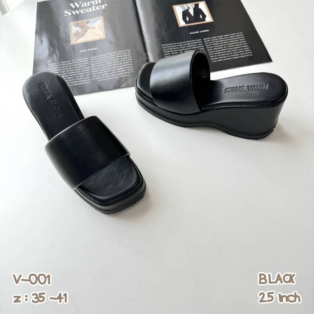 รองเท้าแฟชั่น new collection งานส้นตึก WOW มากกกก🥳 สวยแบบตะโกนนน  👠 V-001