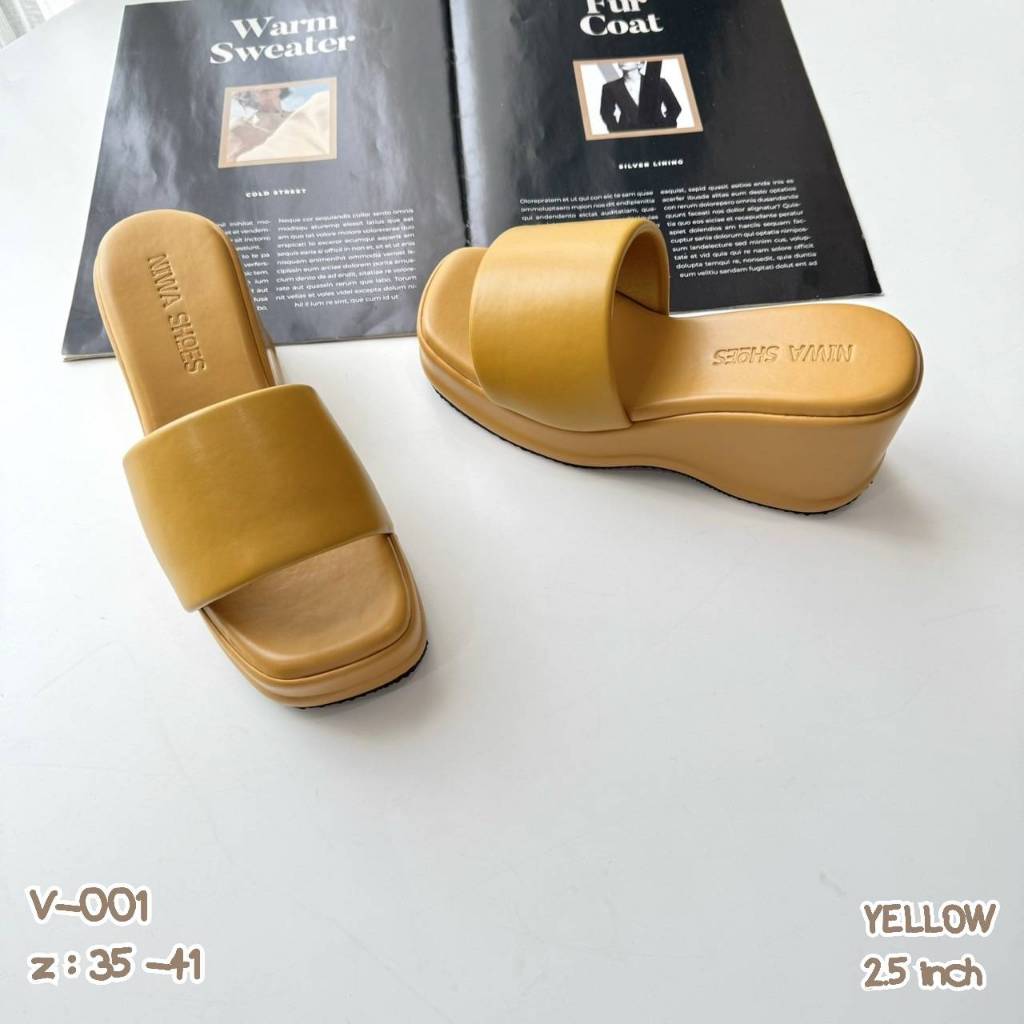 รองเท้าแฟชั่น new collection งานส้นตึก WOW มากกกก🥳 สวยแบบตะโกนนน  👠 V-001