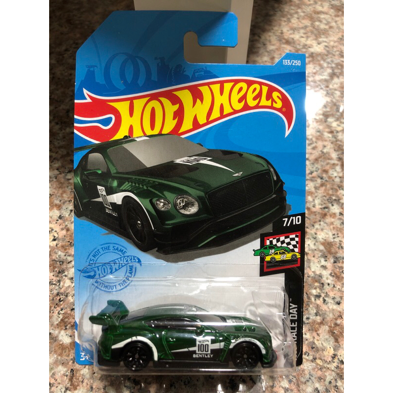 Hotwheels 2018 Bentley Continental Gt3