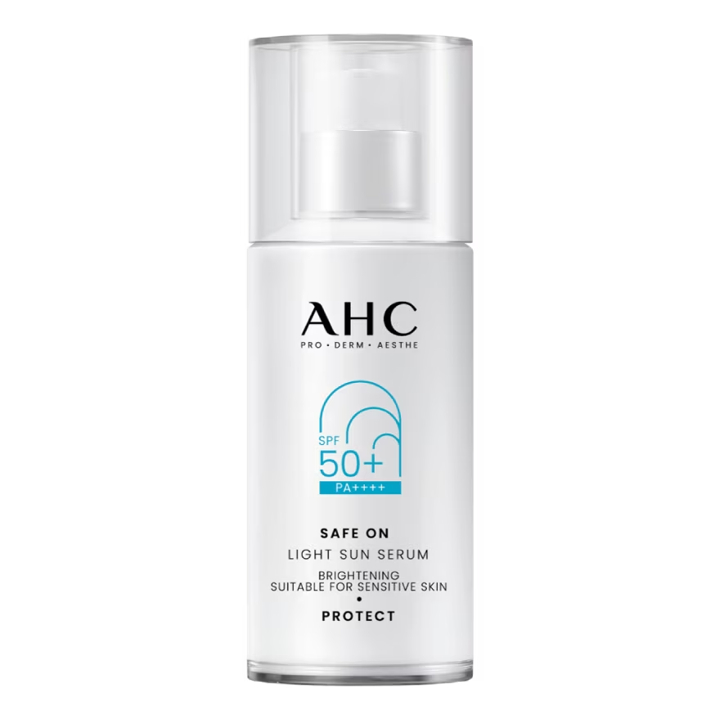 AHC Safe On Light Sun Serum SPF 50+ PA++++ เอเอชซี เซฟ ออน ไลท์ ซัน เซรั่ม กันแดด 40ml.