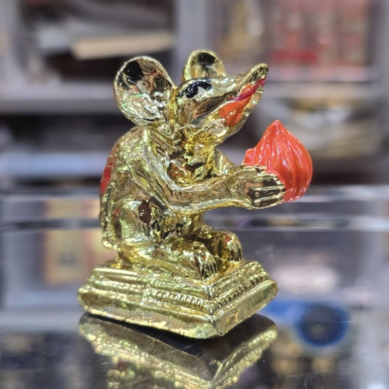 A&R Tewa Bucha หนูมุสิกะแบบอินเดีย_ตัวละ_ชุบหุ้มทอง_เล็ก