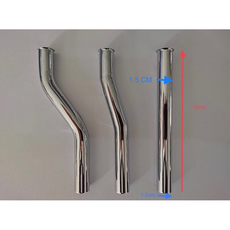 Sani part ท่อฟลัชวาล์วน้ำดี ยาว15 cm โถปัสสาวะชาย แบบโค้งและ ตรง