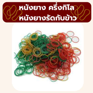 ❤️ถูกที่สุด❤️ หนังยางรัด หนังยางKW แดง เขียว เหลือง หนังยางรัดแกง หนังยางมัดถุงแกง พร้อมส่ง *ออกใบกำกับภาษี* X3
