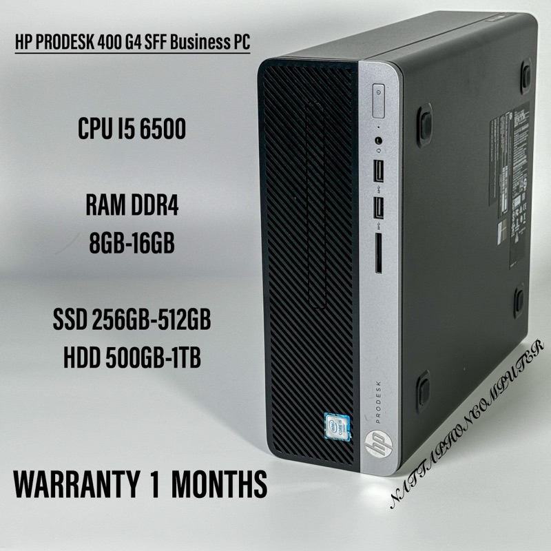 คอมพิวเตอร์มือสอง  COMPUTER HP PRODESK 400 G4 SFF Business PC I5 gen6 สเปคดี ราคาสุดคุ้ม