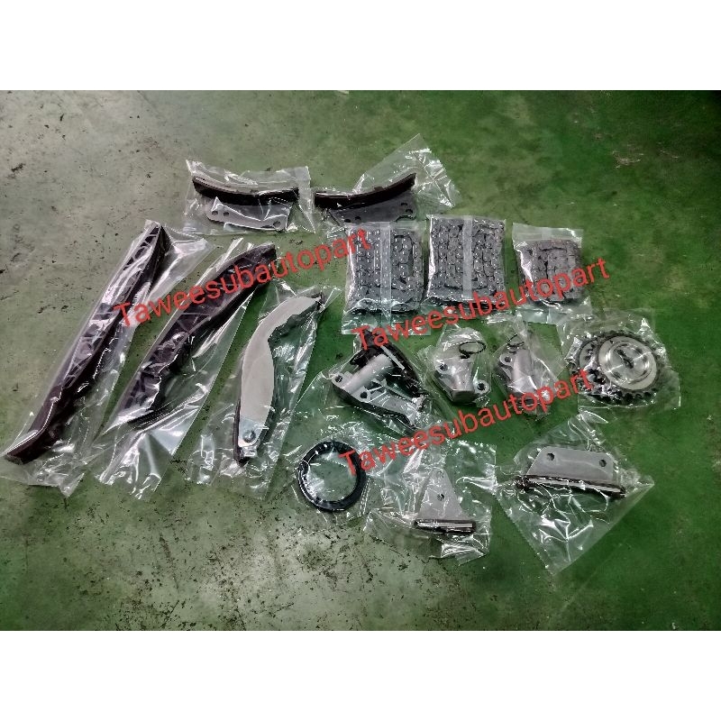 โซ่ราวลิ้น+รางโซ่ครบชุด (ชุด16ชิ้น) HYUNDAI H1 A1 A2 D4CB CRRD4CBH1