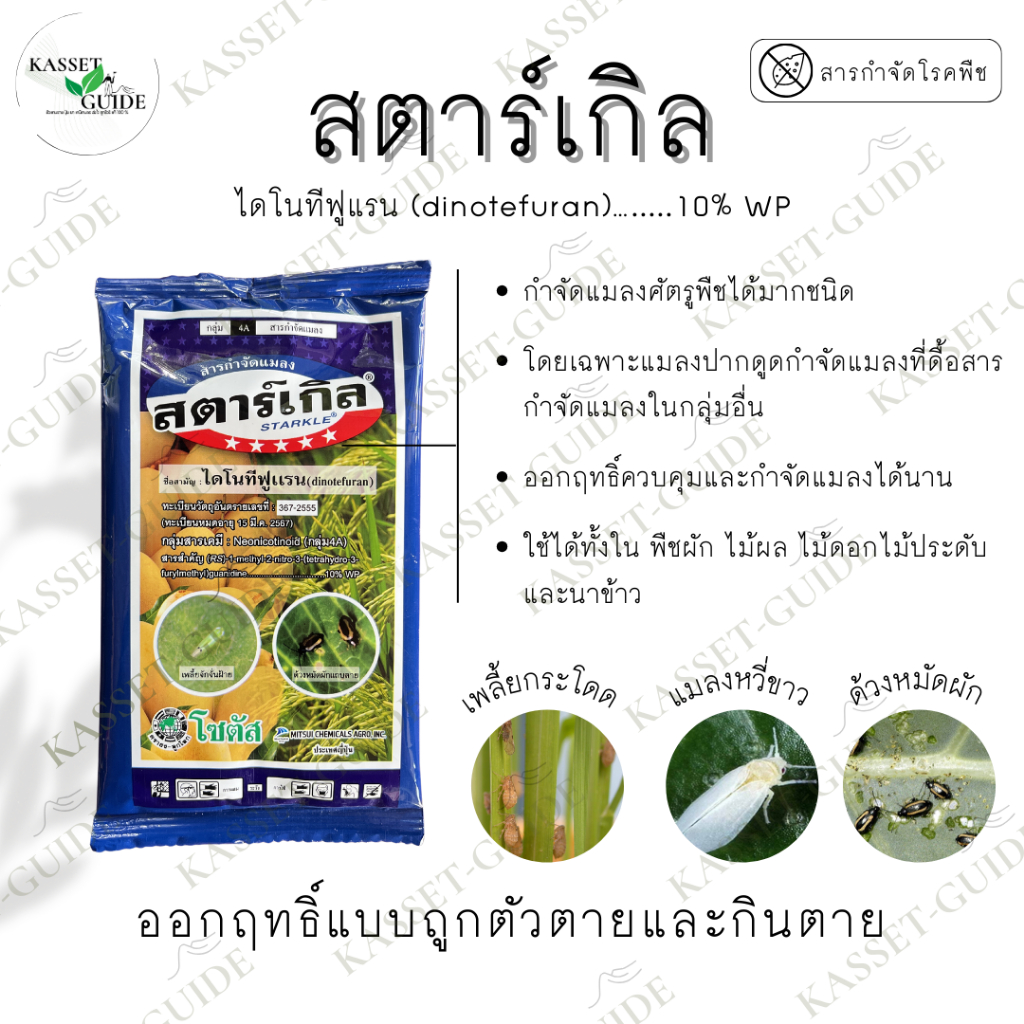 สตาร์เกิ้ล กำจัดเพลี้ย ซอง 100 กรัม