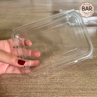 กล่องใส M064(เทียบเท่า E-20)/M065 บรรจุ 50ใบ/แพ็ค ฝาเรียบล็อคในตัวได้ เหมาะสำหนับใส่เอแคลร์ ขนมเค้ก หรือ ขนมอื่นๆได้