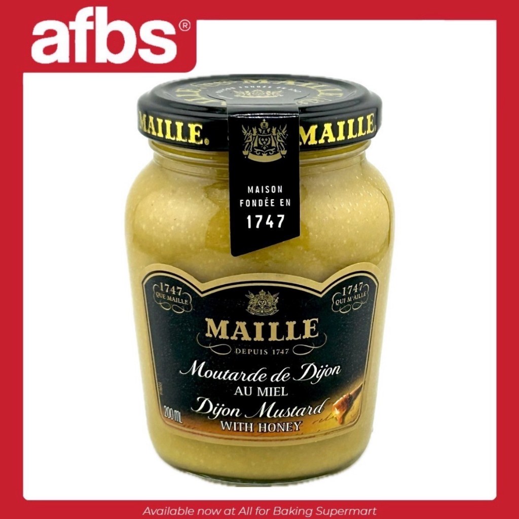 SUPERMART Maille Moutarde de Dijon Mastard Wite Honey 200 ml.#1115798