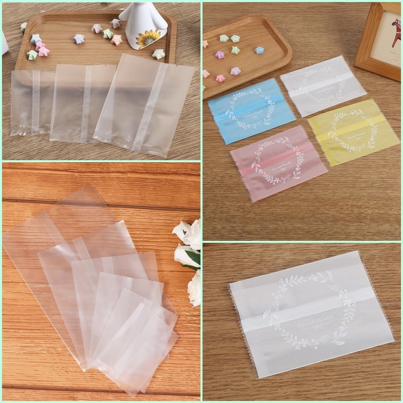 ☀️แพค100ใบ☀️ถุงใส่สบู่ ฝาซีล แพคเกจสบู่ ถุงคุ้กกี้ ขนม