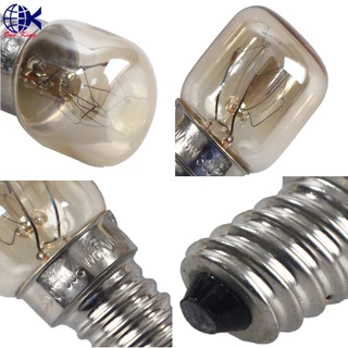 หลอดไฟเตาอบไมโครเวฟ E14s ไฟ LED T22/T25 15/25/40W หลอดไฟทนอุณหภูมิสูง หางปลาเสียบ หางปลาทองเหลือง ทองเหลือง หางปลากลม