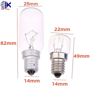หลอดไฟเตาอบไมโครเวฟ E14s ไฟ LED T22/T25 15/25/40W หลอดไฟทนอุณหภูมิสูง หางปลาเสียบ หางปลาทองเหลือง ทองเหลือง หางปลากลม