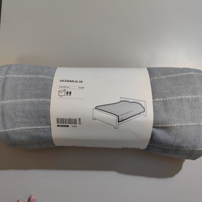 IKEA​ ผ้าคลุมเตียง​ ผ้าห่ม​ มี​ 2ขนาด​ มี2สีSKÄRMLILJA แควร์มลิลยา